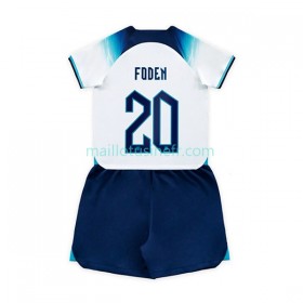 Maillot de Foot Angleterre Foden 20 Domicile Coupe du monde 2022 - Enfant